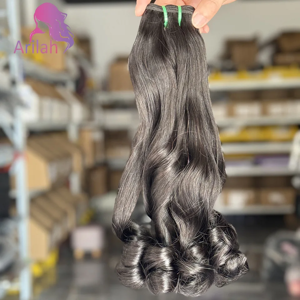 

15A супер двойные нарисованные надувные вьющиеся пучки 100% пучки человеческих волос 1/2/3 пучки вьетнамские необработанные наращивания волос