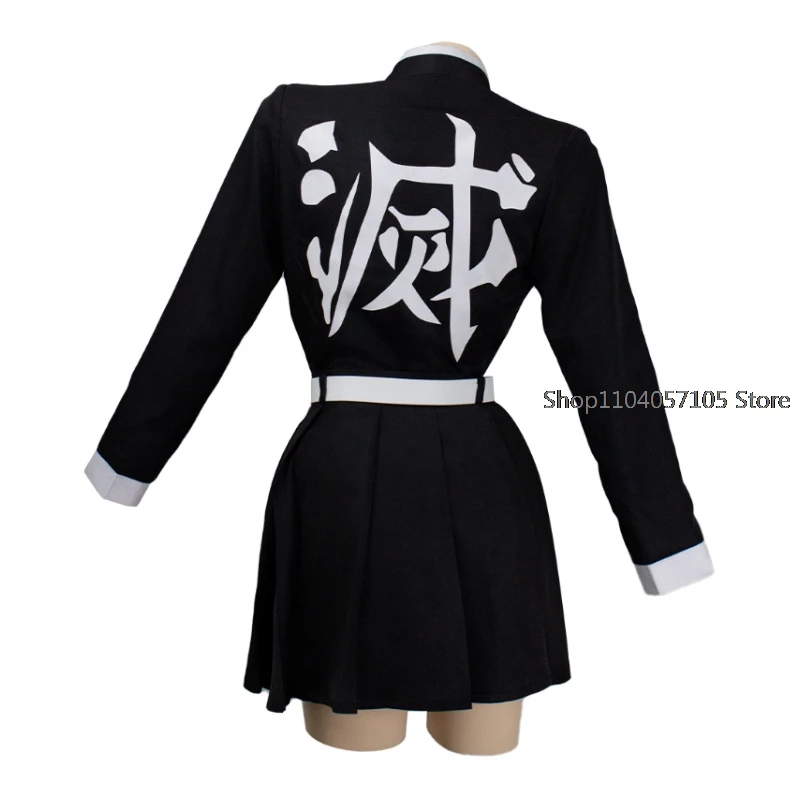 Anime Kanroji Mitsuri Cosplay Kostüm Kimetsu kein Yaiba Spiel Dämonen töter komplettes Set erwachsene Kinder Perücke Kimono Anzug Party Frauen Uniform