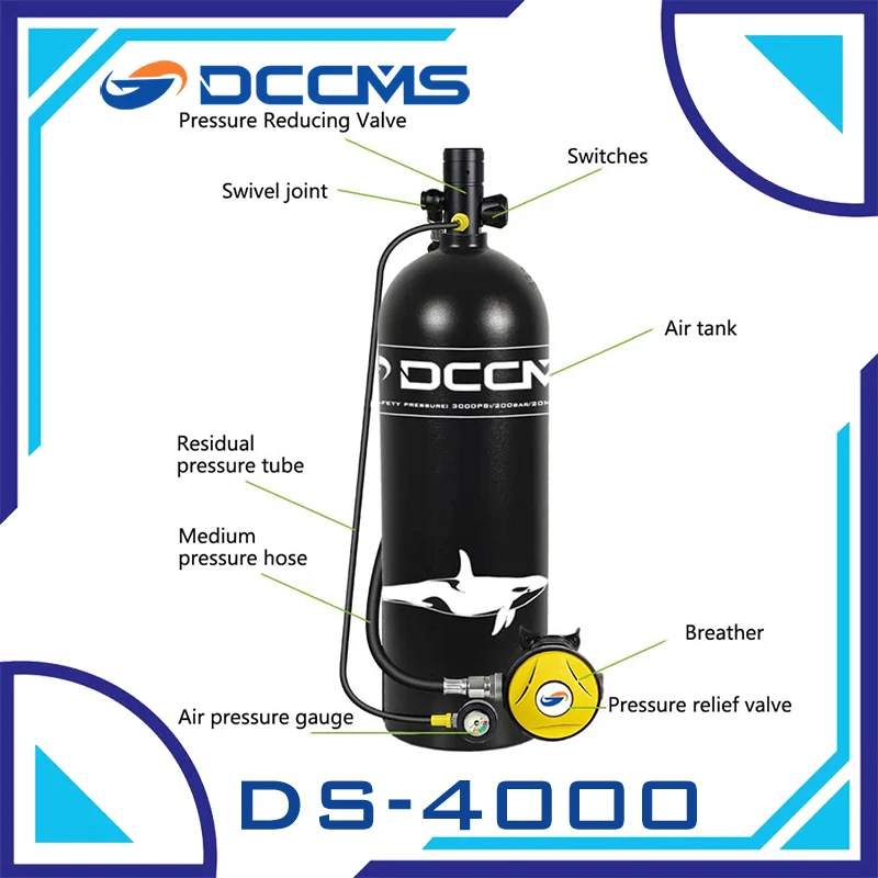 DCCMS-Scuba Diving Tank, 40–50 Minuten Atemzeit, Tauchausrüstung