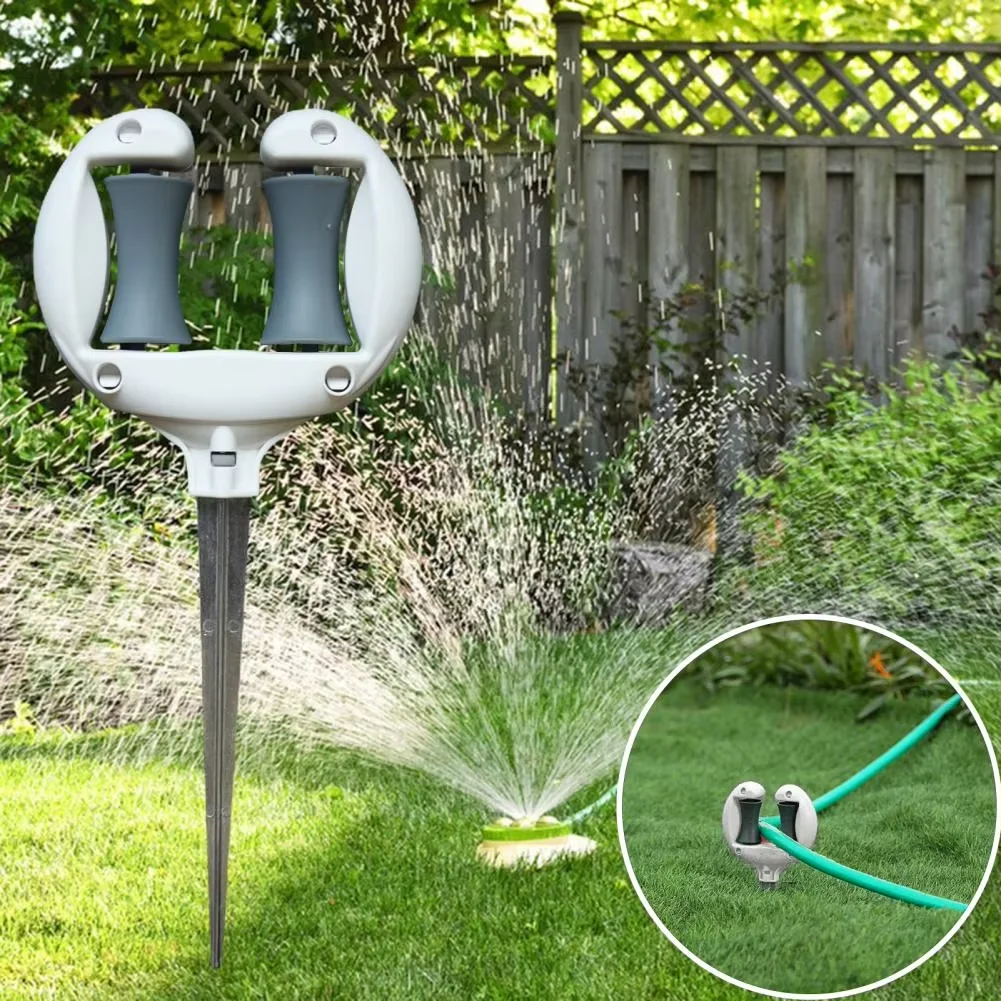 Guia de mangueira de jardim abs, posicionamento de tubulação de água de prego, rolo de retenção, quintal, gramado, mangueira de irrigação, acessórios de irrigação de jardinagem