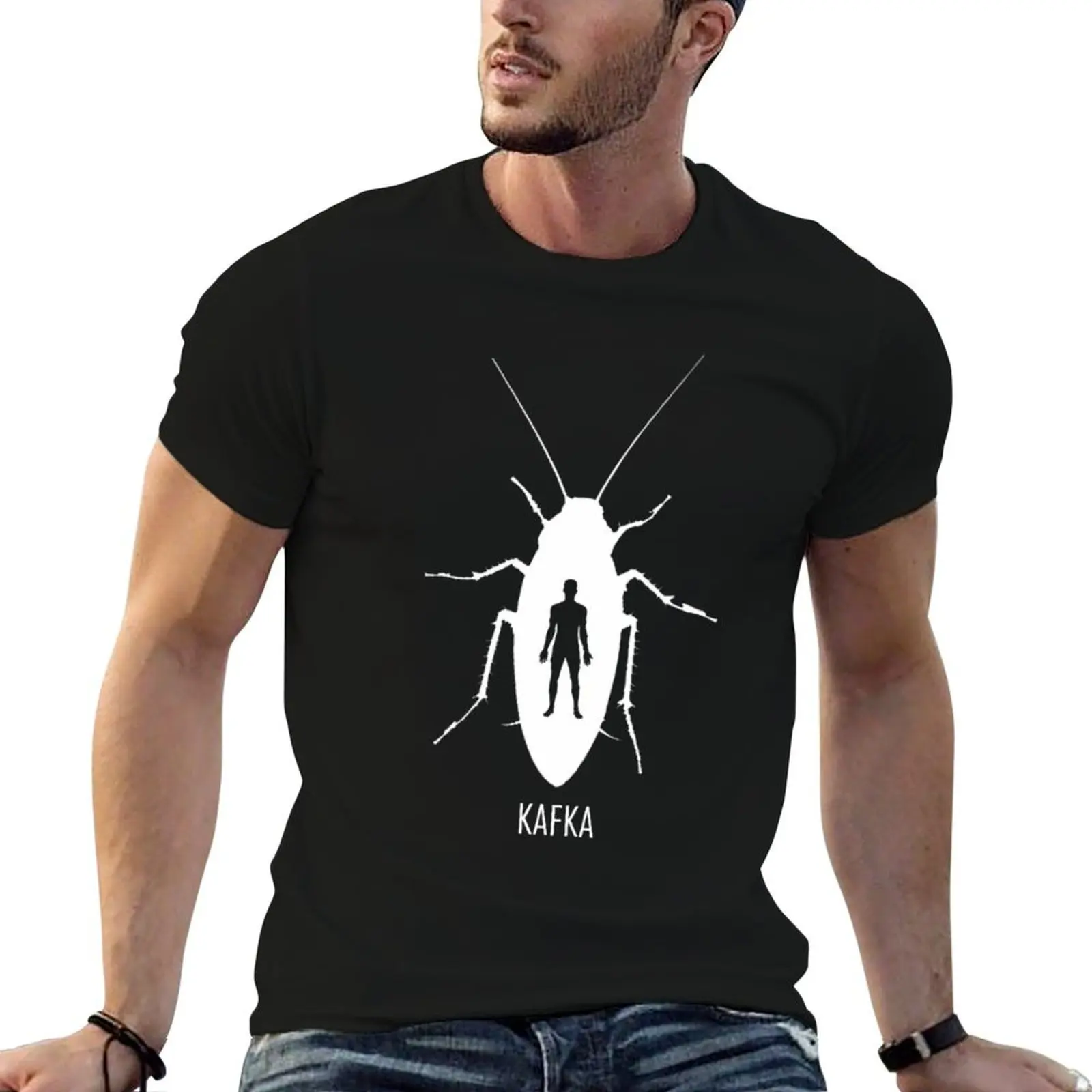 

FRANZ KAFKA METAMORPHOSIS \t T-Shirt cotton t shirts high quality black cotton t-shirt plain for man package T-Shirt