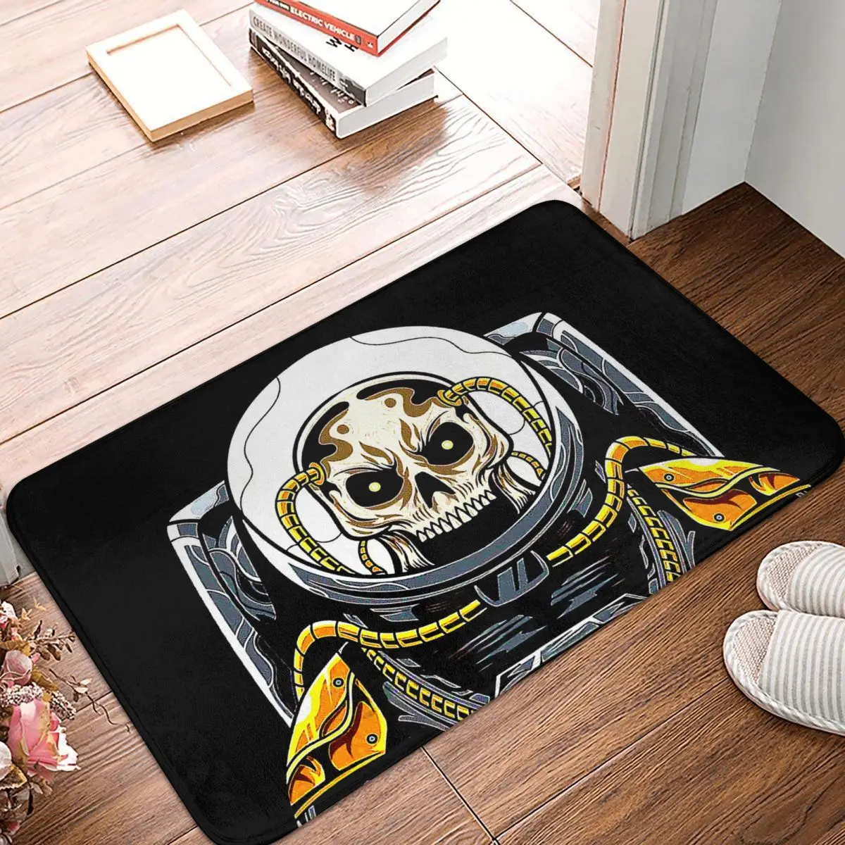 Противоскользящий Придверный коврик для выживания в мертвой космосе, Крейзи астронавт, Череп, коврик для ванной, спальни, уличный ковер, искусственный Декор