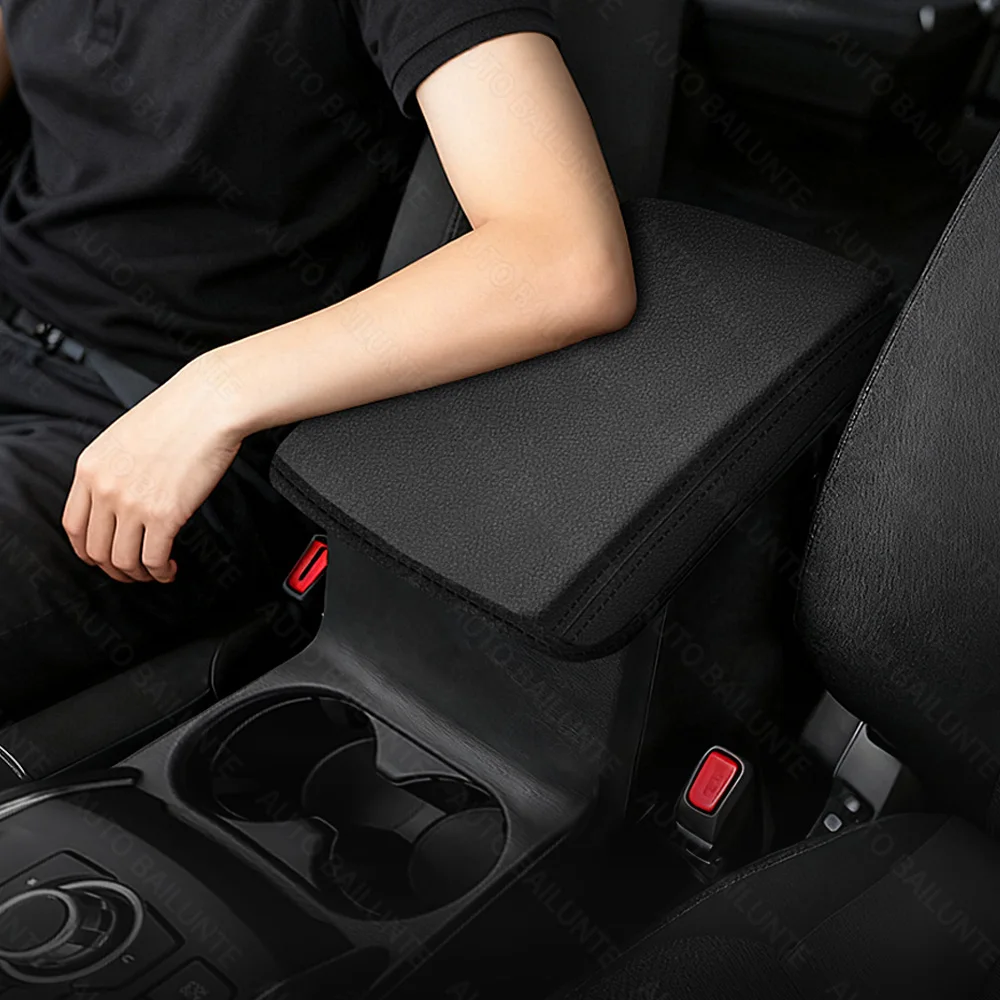 لمازدا CX-5 CX 5 KF 2017-2022 2023 مسند الذراع المركزي صندوق حماية بولي Leather غطاء مراتب مضاد للماء عالي الجودة الديكور الداخلي مازدا اكسسوارات #6