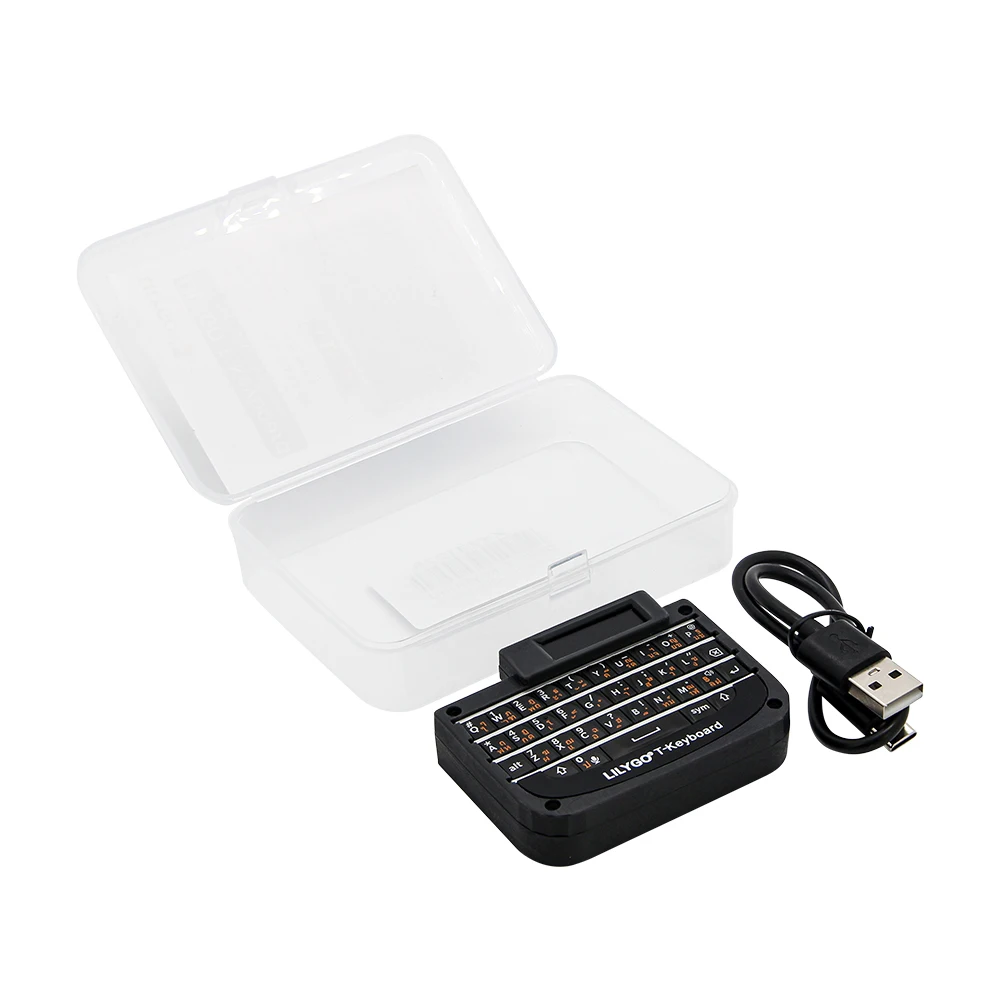 LILYGO® T-Keyboad ESP32-C3 Mini Wireless Bluetooth Keyboard Room Table Ornaments Be Usable Keypad For iPad Samsung Xiaomi Huawei