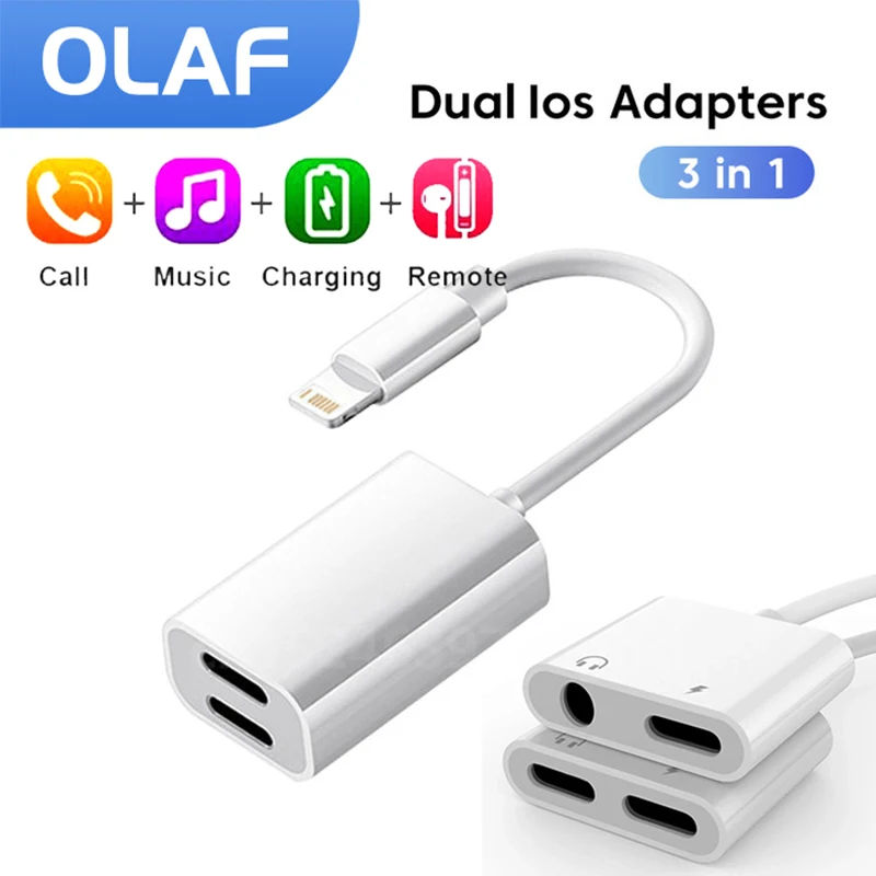 Olaf Lightning OTG Converter Adapter for IPhone Charging cable adapter  Data Converter for ios listen Music Otg