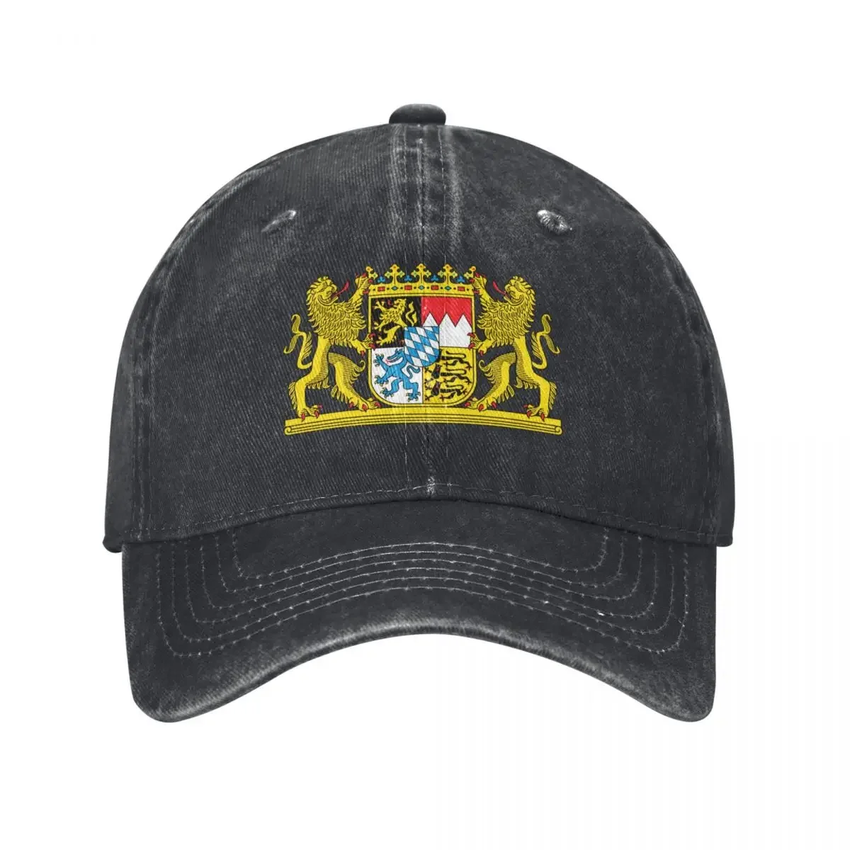 Bavaria coat of arms Baseball Cap Visor western Hat Snap Back Hat Male Women's