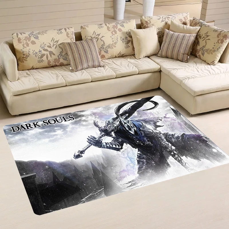 Game Dark Souls Home Carpets Aesthetic Room Decoration Foot Mat Doormat Entrance Door Rugs Kitchen Rug Balcony Carpet Mats Bath