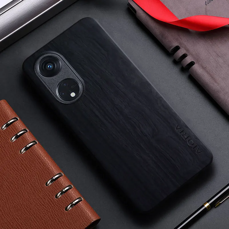 Case for OPPO Reno 8 8T 11 10 7 6 Pro Plus Lite Ace 4G 5G funda bamboo wood pattern Leather cover for oppo reno 8t 7 8 6 11 case