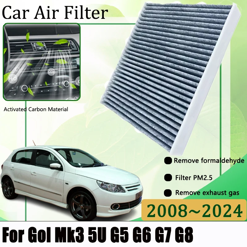 

Air Filter For Volkswagen VW Gol Mk3 5U G5 G6 G7 G8 Voyage Saveiro 2008-2024 Automobiles Filters Conditioner Filter Accessories