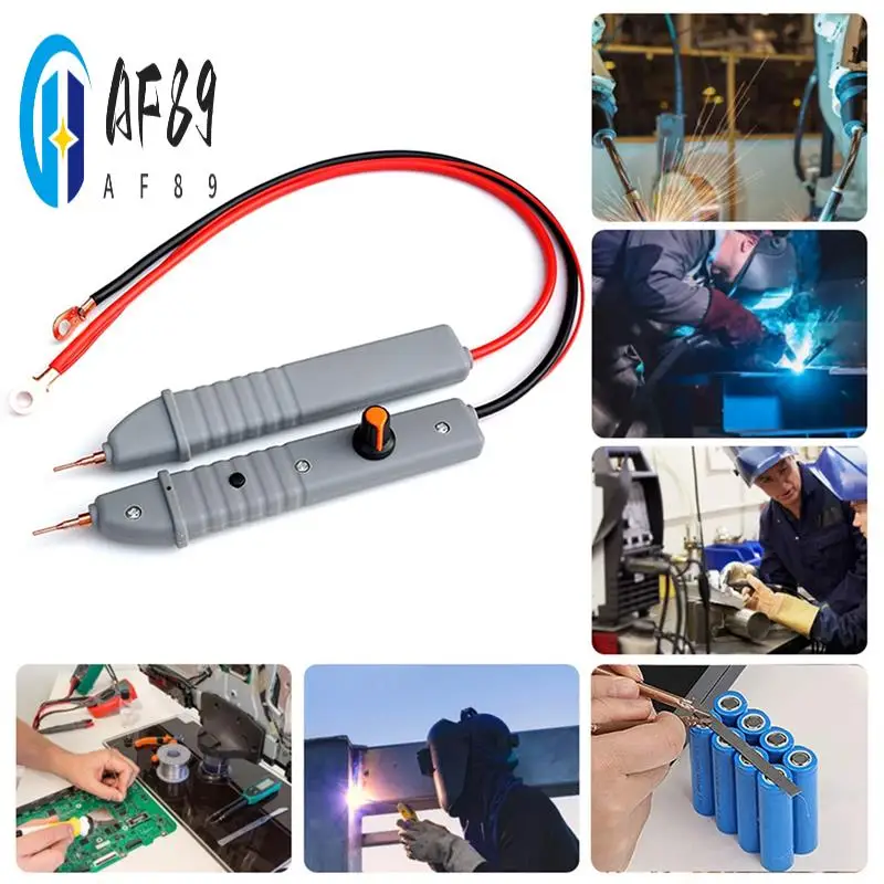

AF89-12V-16.8V Spot Welding Machine EC5 99 Gears Stepless Adjustment Integrated Welding Pen Body 0.1-0.2MM Reusable Durable