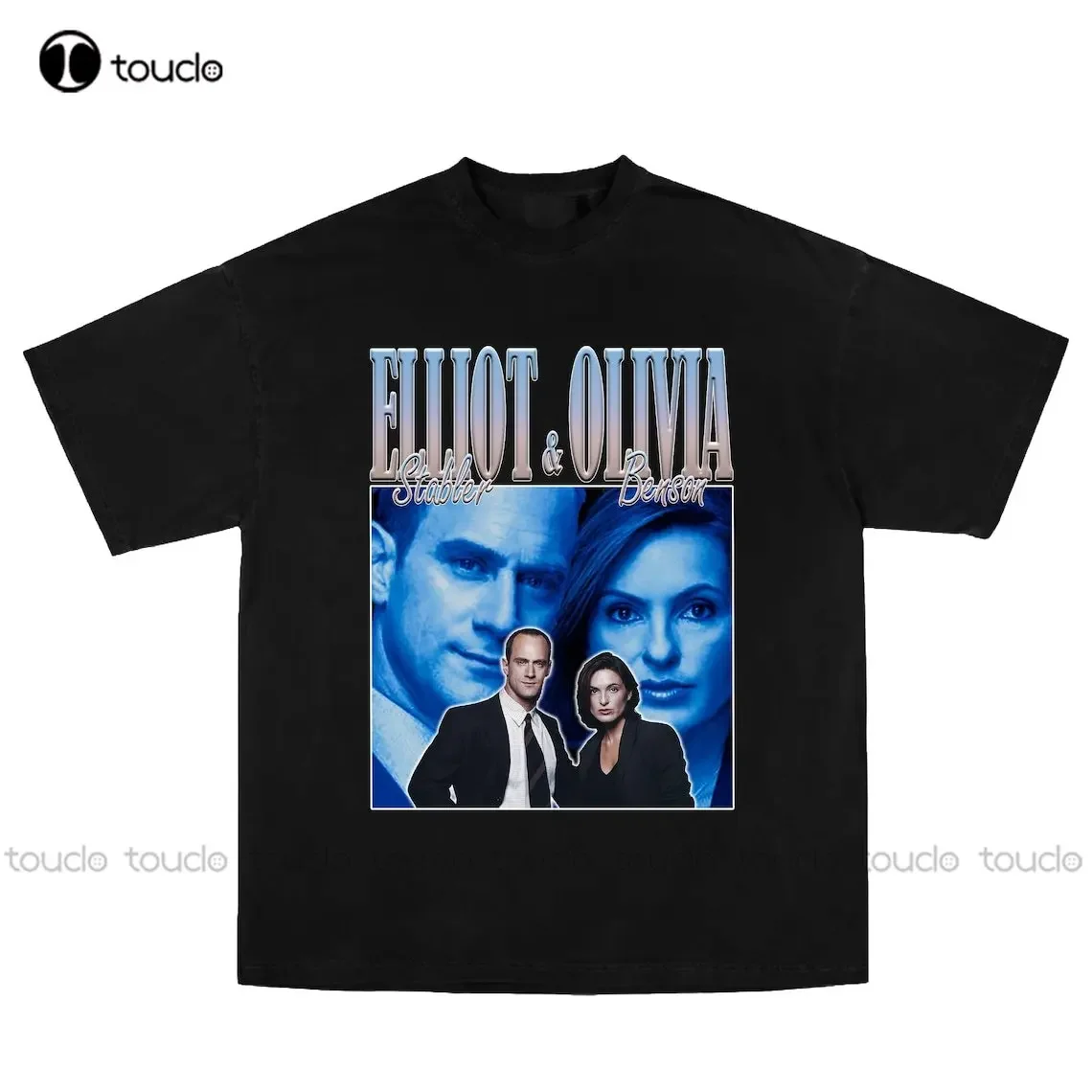 Elliot Stabler - Olivia Benson T Shirt Design Womens Sweatshirt Custom Aldult Teen Unisex Digital Printing Tee Shirts Xs-5Xl