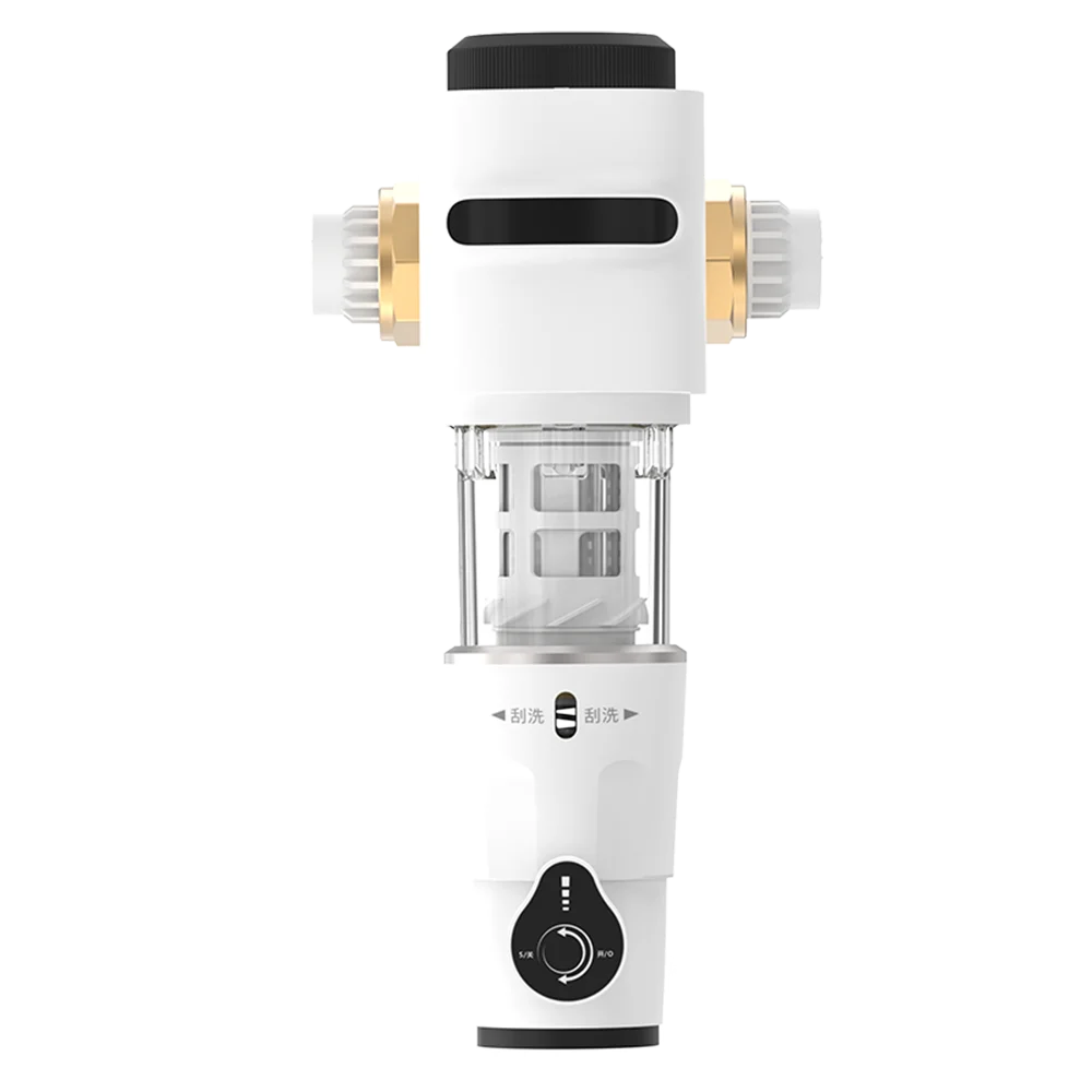 

Multi-function 360 Universal Brass Pipe Water Prefilters Automatic Backwash Front Water Filters Household Pre Filter