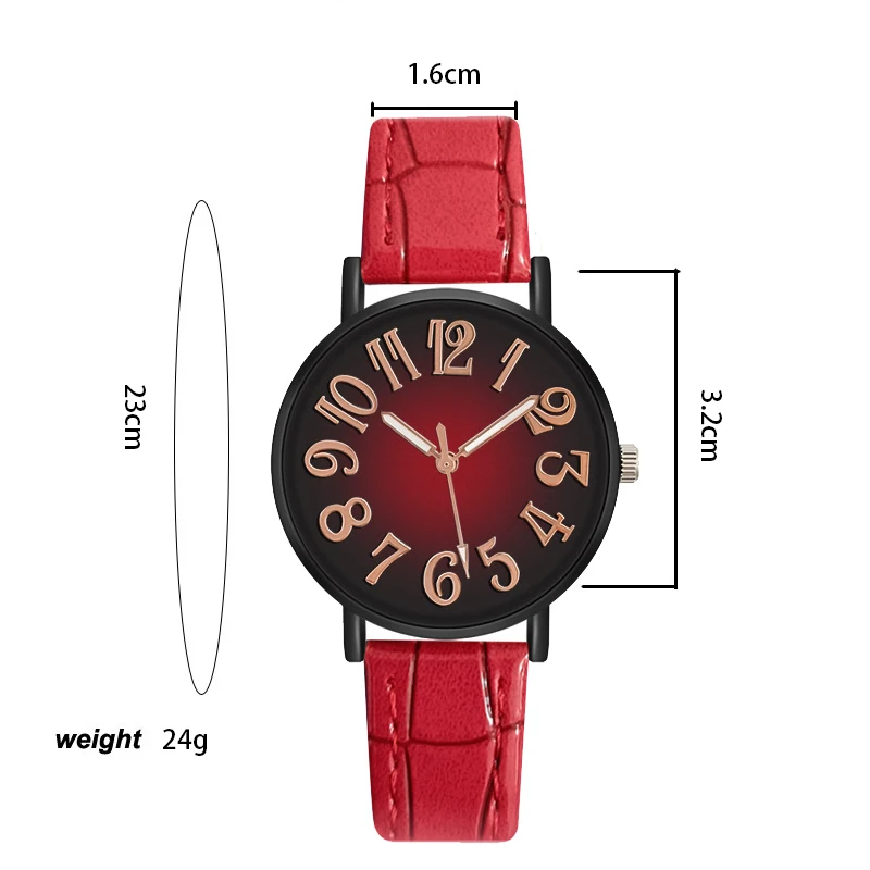 Women\'s Watch Antique Leather Strap Wristwatch Women Quartz Watches Luxury Retro Clock Gift Reloj Mujer