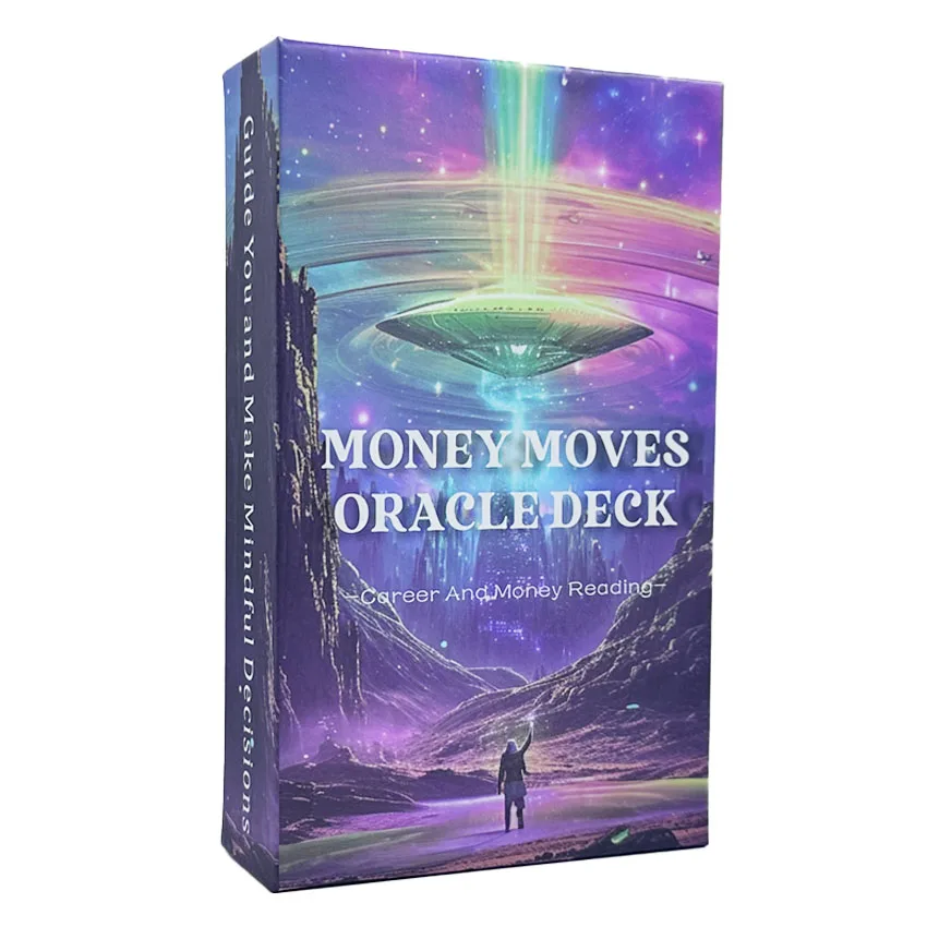 

12x7 cm A-54 Cards Money Moves Oracle Deck Cards No Manual