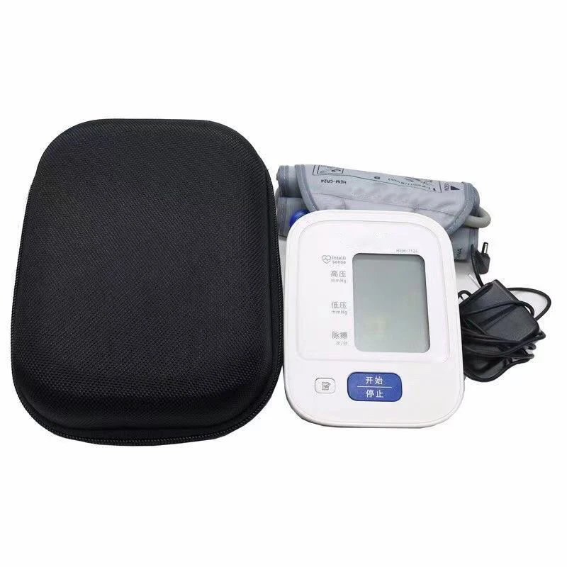 Portable Hard Case Pouch Organizer for Blood Pressure Monitor Waterproof Shockproof EVA Travel Arm Storage Bag view 2