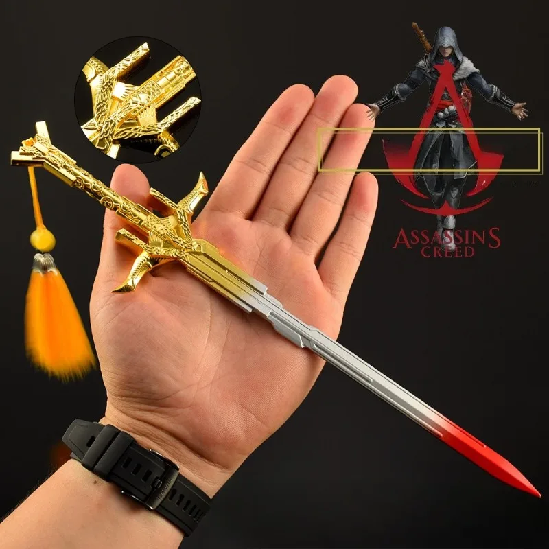 30cm Valhalla Excalibur Game Peripheral Metal Weapon Toy Sword Samurai Crafts Gift Collections Accessories Ornament Toy for Boys