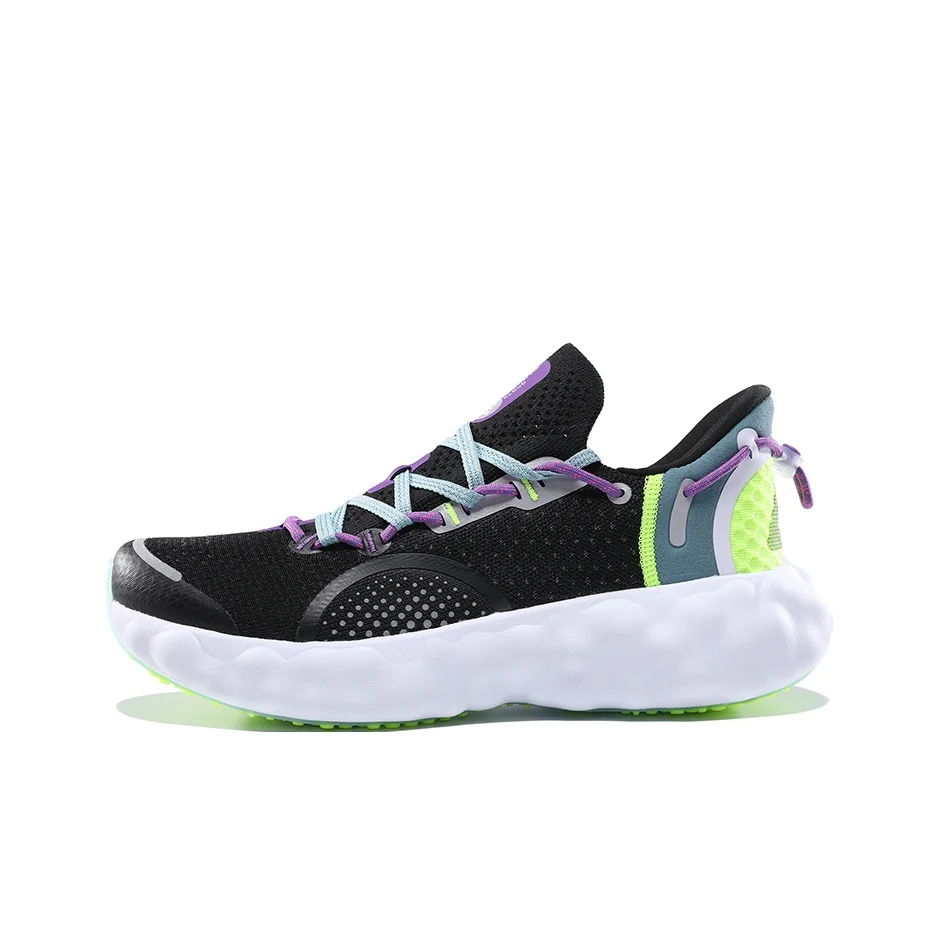 Zapatillas de Running PEAK Ai Taichi Cloud R1 Night para Hombre, Color Negro y Blanco