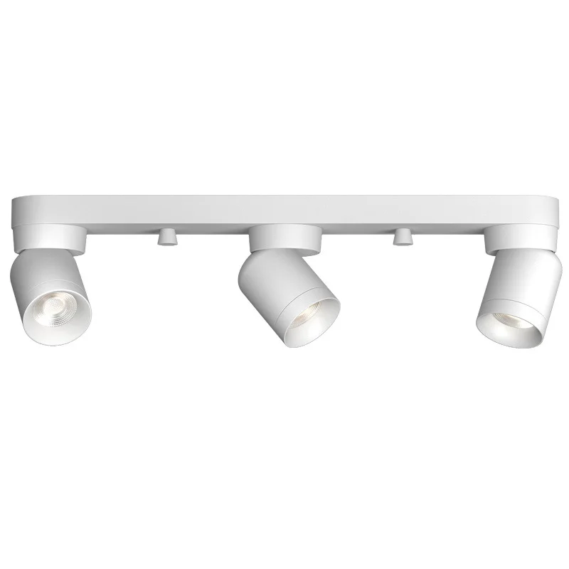 

Minimalist Three-Head Ceiling Led Track Spotlight Household Rotatable Cloakroom Open-Mounted Spotlight