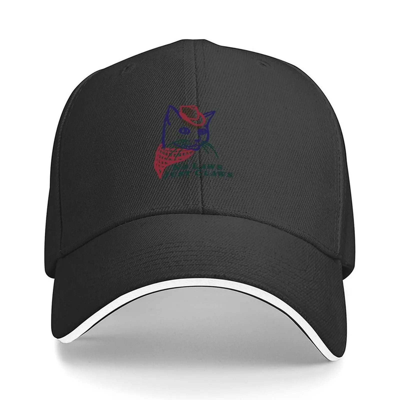 

Kitty Bandit, No Laws Just Claws (Light Apparel) Бейсбольная кепка черная Кепка для гольфа Trucker Hat тактическая кепка Женская Мужская