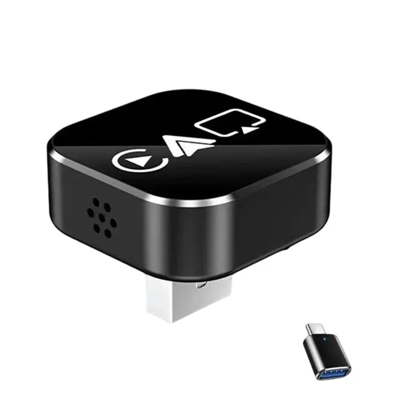 Беспроводной адаптер Carplay 4-в-1: Умный AI-бокс с Airplay/Miracast, Android Auto/Carplay USB-донгл для автомобильных интеллектуальных систем