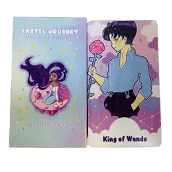 Pastel Journey Tarot Deck 78 Cards English Version Divination Oracle Cards Camping Party Board Games Tarot Cards