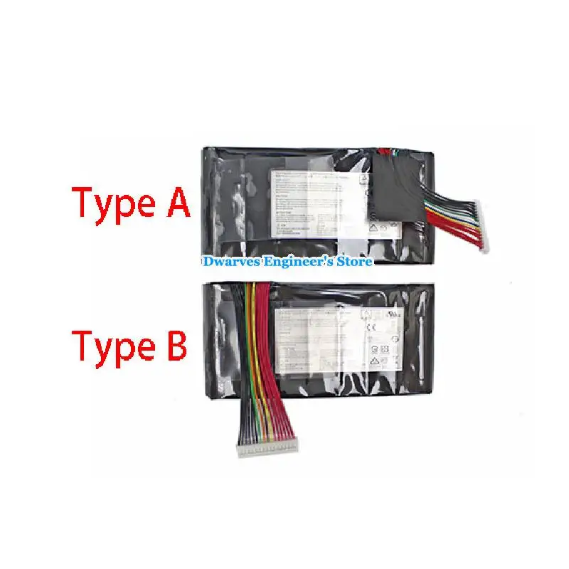 Imagem -02 - Original 14.4v 5225mah Bateria para Gt80 Bty-l78 75wh 2qcgt80 2qe Tornado f5 Terráqueos Força s5 Msi Gt62vr Gt83vr Gt75vr 7rf F22