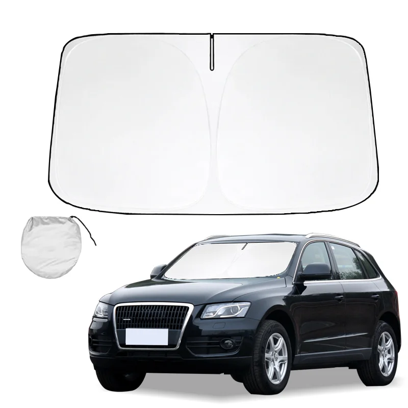 

Windshield Sun Shade for Audi Q5 2018-2024 Window Cover Sun Visor Foldable Sunscreen Blocks UV Rays Keep Your Car Cooler