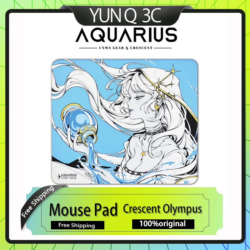 

Unusual Way Aquarius Sign Sports Game Mousepad with Delicate Plush Fabric And Poron Substrate for Accurate Positioning 490x420
