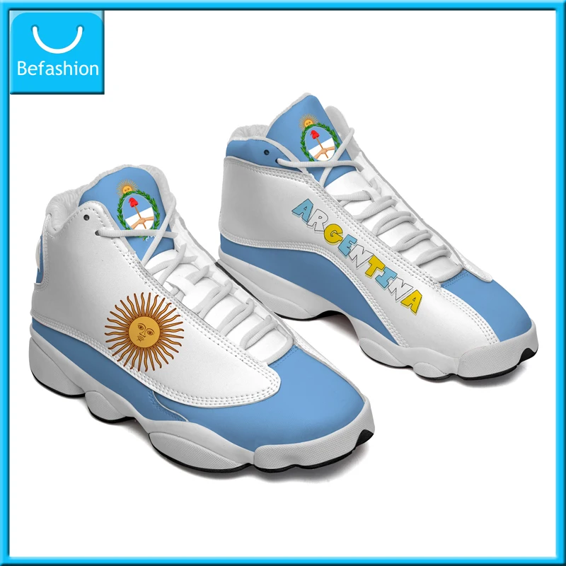 

America Cup Flag Print Cool Men Basketball Sneakers Custom POD Tennis Shoes for Male Teens Personalized Gift Running Shoes