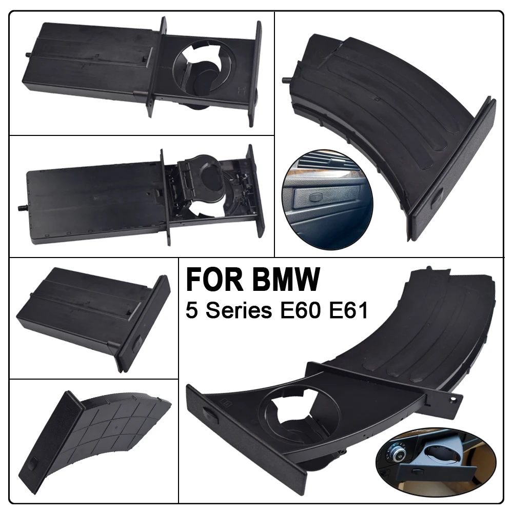 Für BMW 5er E60 E61 M5 525i 528i 530i 535i 550i 2004-2010 Auto vorne Mittelkonsole Wasserbecher Getränkehalter 51459125622 – Detail 9
