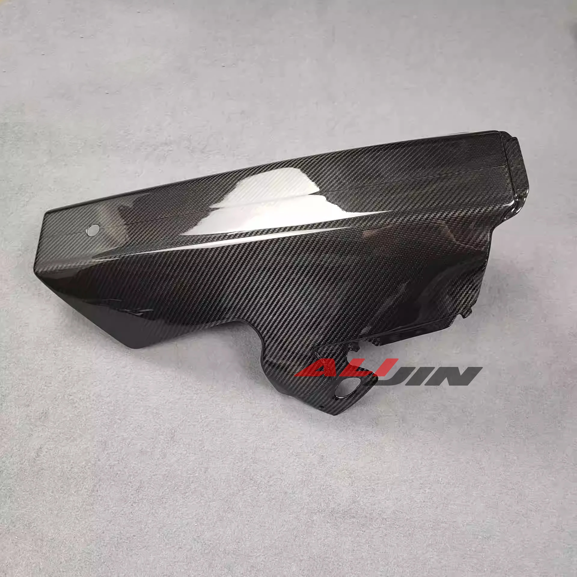 100% real seco fibra de carbono motocicleta corrida barriga pan inferior carenagens de corrida para yamaha yzf r1m yzfr1 r1 2020-2023 acessórios