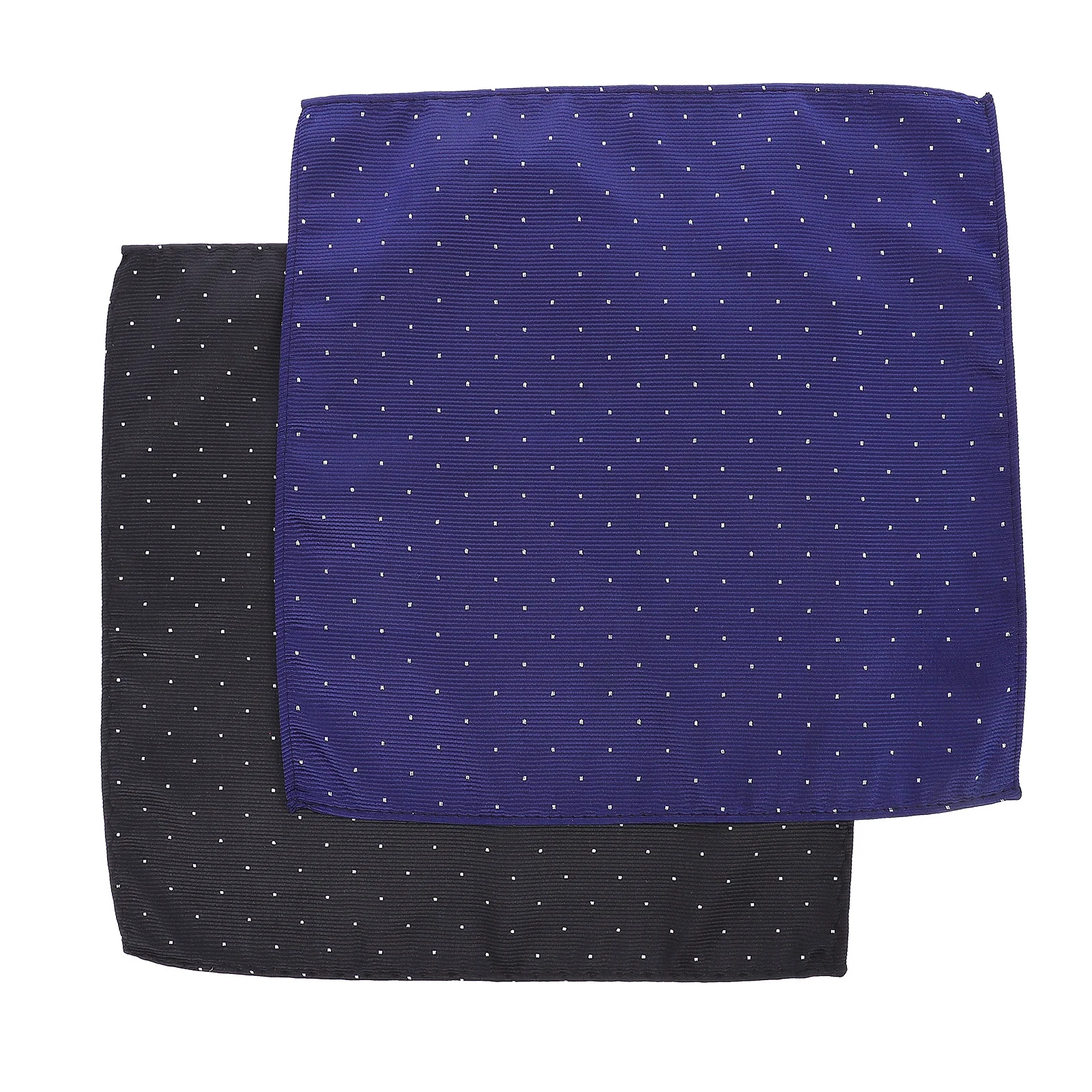 

2pcs Pocket Squares H kerchief Polyester Suit Decoration Small Square Gentleman Wedding Scarf Silk Style
