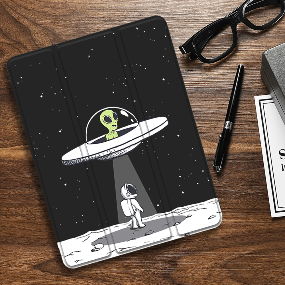 Astronaut Case For iPad Air 4/5 10.9 2022 Pro 11 12.9 With Pencil Holder For iPad 9th Generation 10.2 9.7 5/6th Mini 6/5 Cover