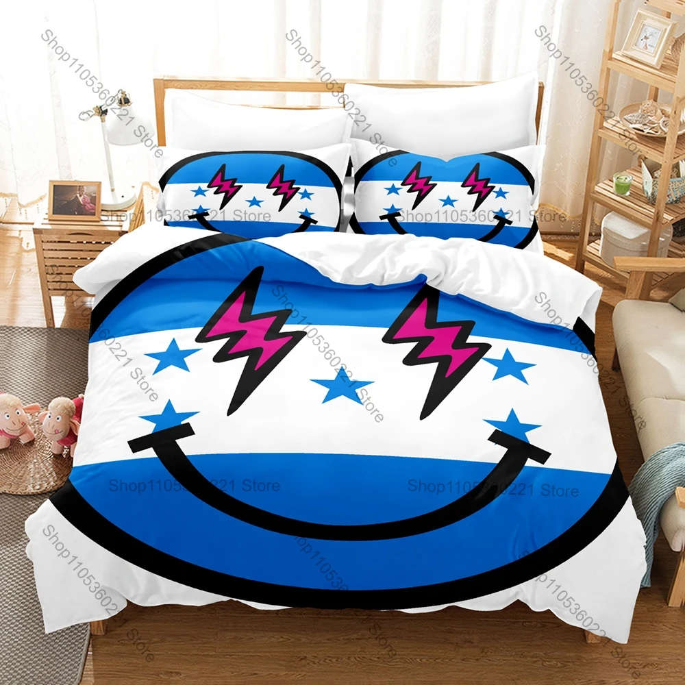 Cool J Balvin Bedding Set Duvet Cover + 2 Pillowcases Colombian Reggaeton Singer Colorful Sunflower Bedroom Decor