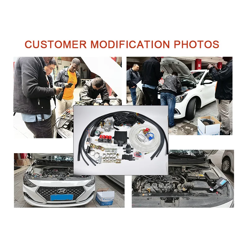 Multipoint Timed Sequential Autogas Conversion Kit, 4 Cylinder CNG & LPG Gas Injection Conversion System