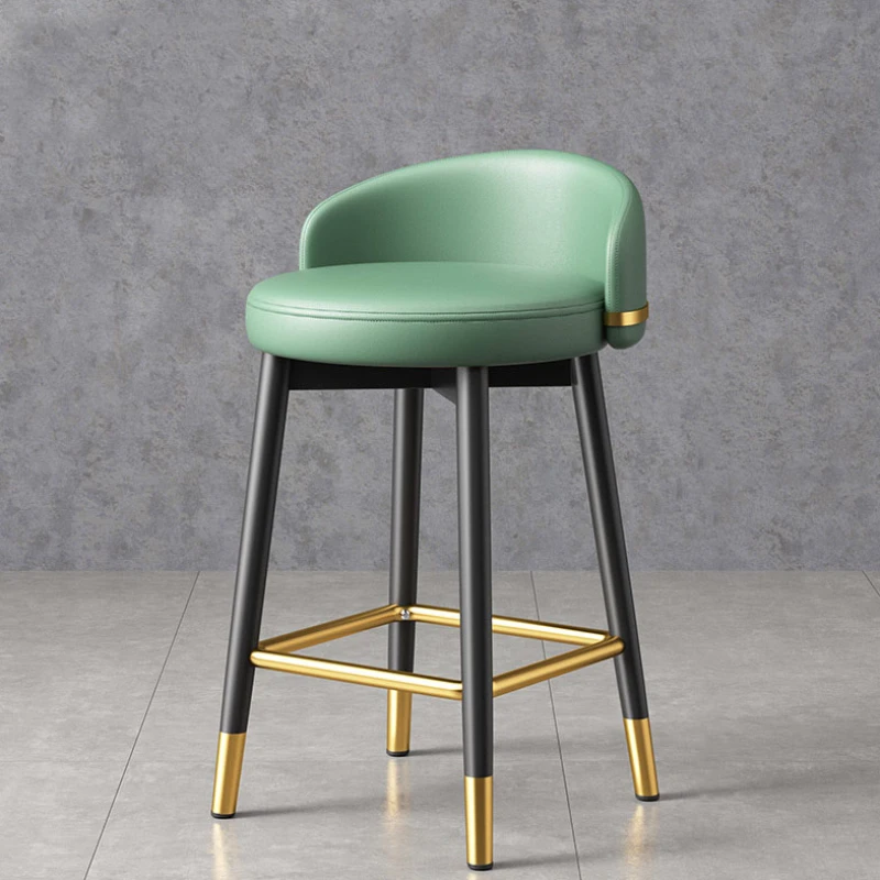 

Design Minimalistic Bar Chairs Stool Lounge Metal Comfortable Modern Bar Stools Nordic Simple Taburete Alto Salon Furniture