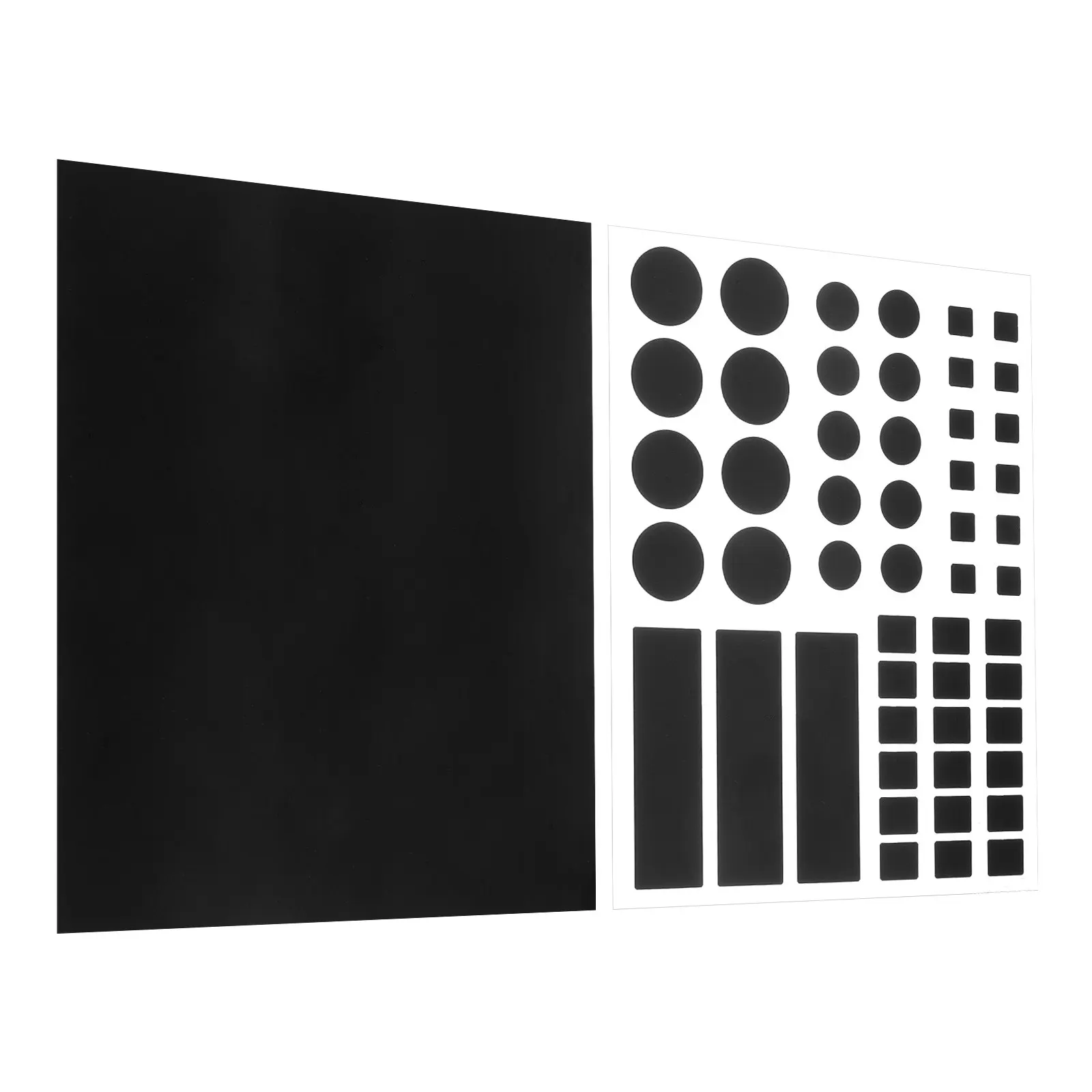 2Pcs LED Black Blocking Stickers Light Dimming Covers for Indicator Lights Home Electronics Office Equipment Light