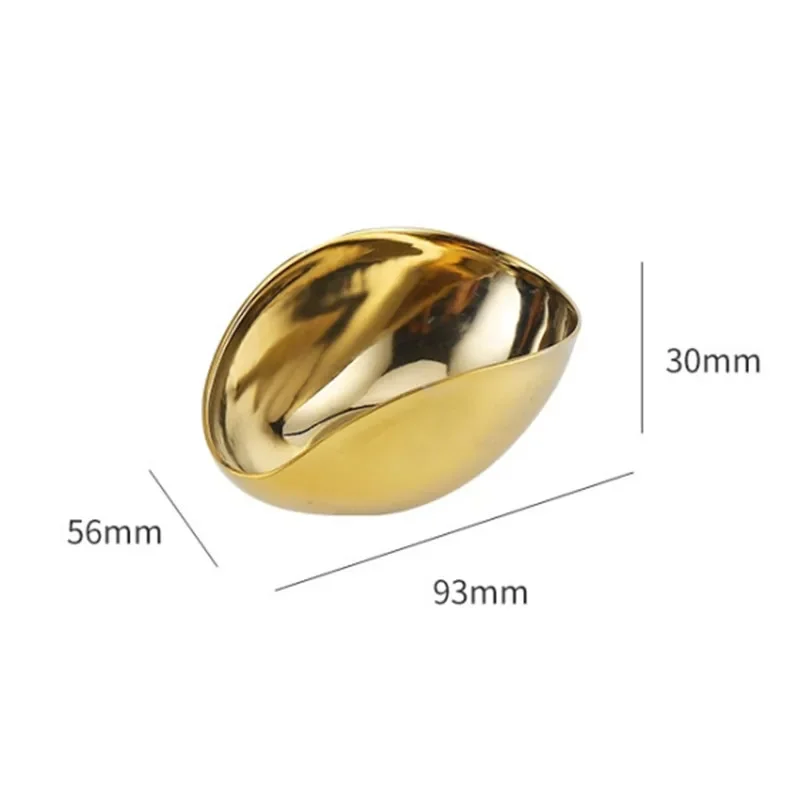 Coffee Bean Weighing Plate Stainless Steel Sauce Dish Plate Gold Color Storage Tray Kitchen Coffee Bean Dose Tray Dosing Cup