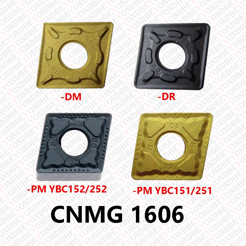 Original CNMG160608 CNMG160612 CNMG160616-DM-DR-PM YBC151 YBC152 YBC251 YBC252 YBC351 Carbide Inserts CNMG 160608 CNC For Steel