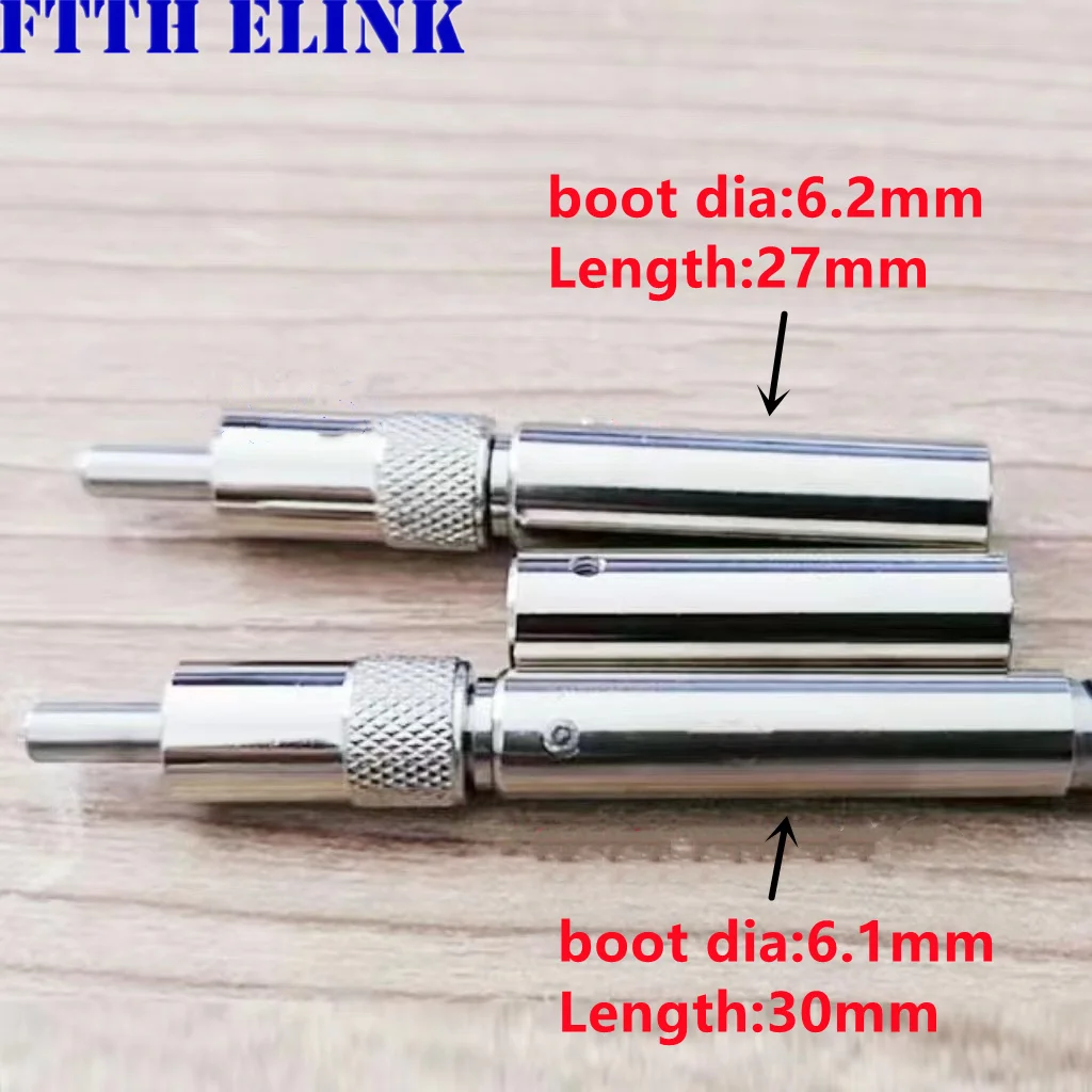 Ocean สไตล์ SMA905 สแตนเลส ferrule 440um 630um ชุดเชื่อมต่อใยแก้วนําแสงยาวขั้วต่อจัมเปอร์ฟรีเรือ 10pcs