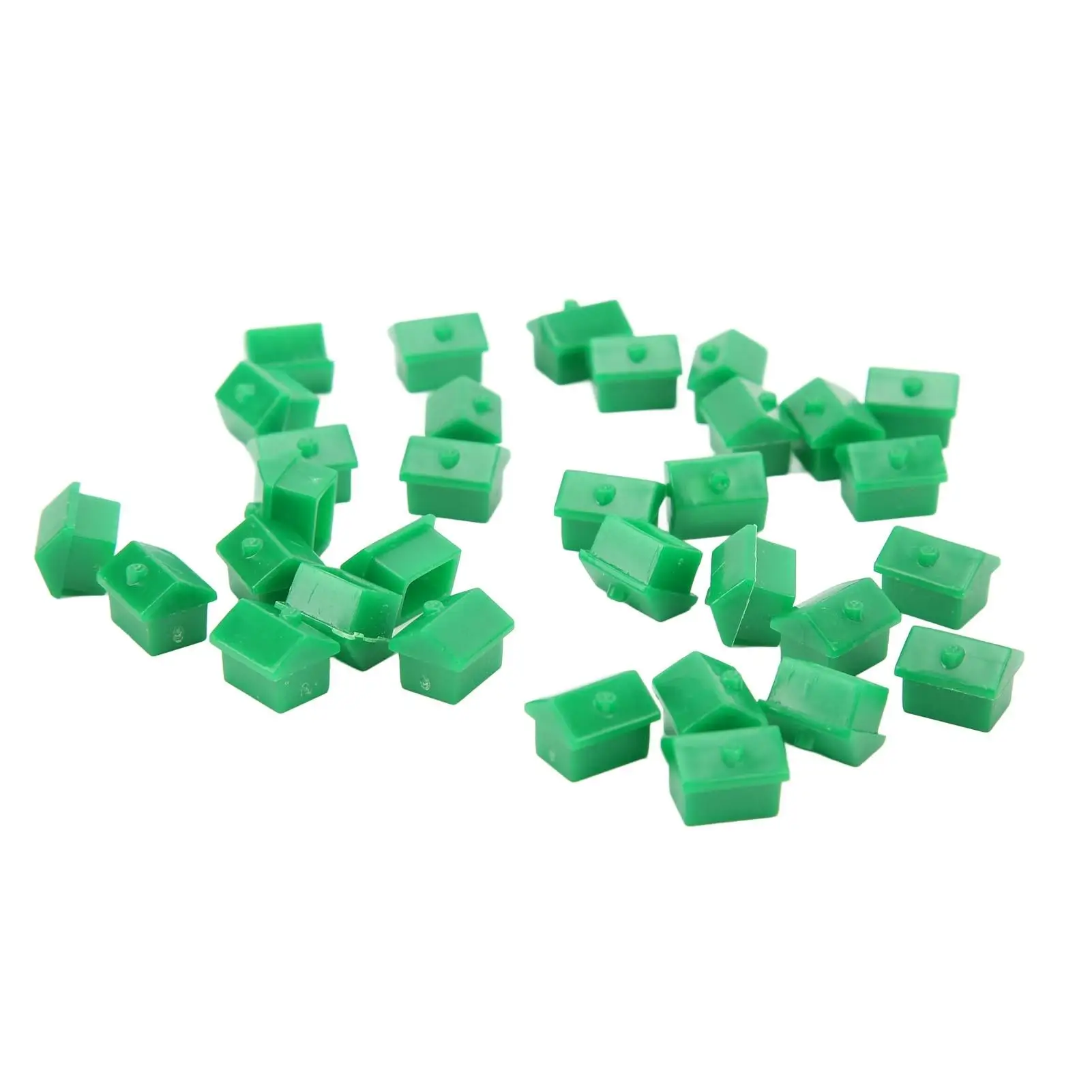 Plastic Game Piece Set for Hotel Game - Replacement Houses & Accessories