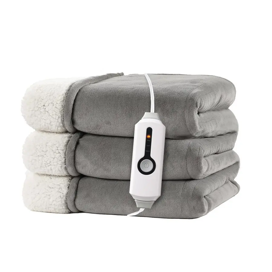 

Heated Blanket 72x84 Full Size DualSided with Microplush amp Sherpa Fabric, 4 Heat Settings amp 10 Hours Auto Off, Machine Washa