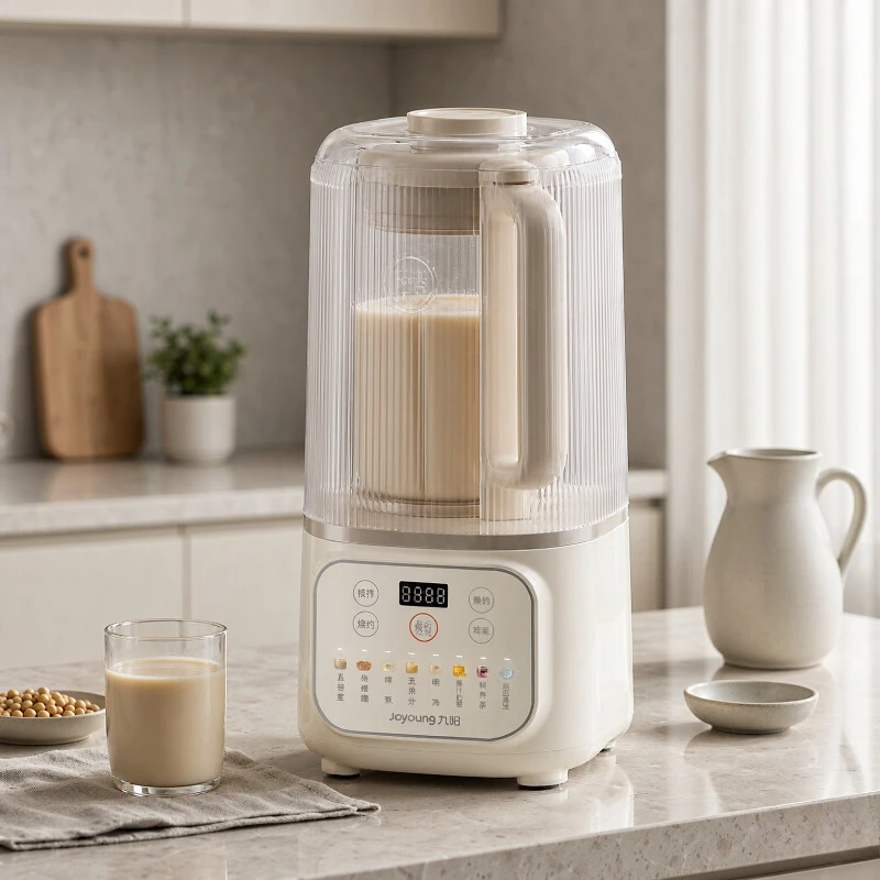 1.5L Heated Blender, Automatic Soy Milk Maker with 31000 RPM Motor, Nonstick Heating Plate with Titanium-Containing Coating