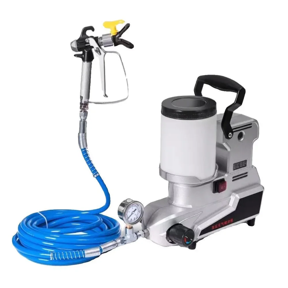 Electric High Pressure Airless Paint Sprayer New Multifunctional 1600W Portable Airless Sprayer Latex Paint 2L