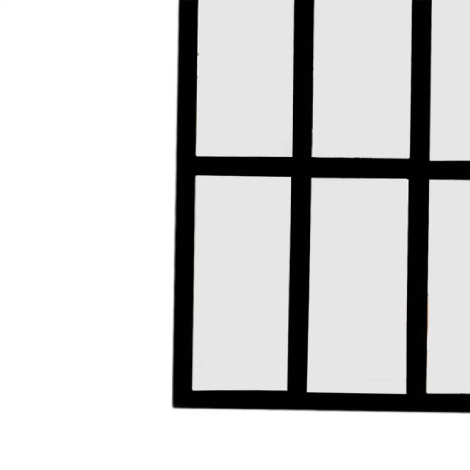 مرآة حائط مزخرفة، مرآة حائط نافذة مقلدة للحمام في غرفة المعيشة #3