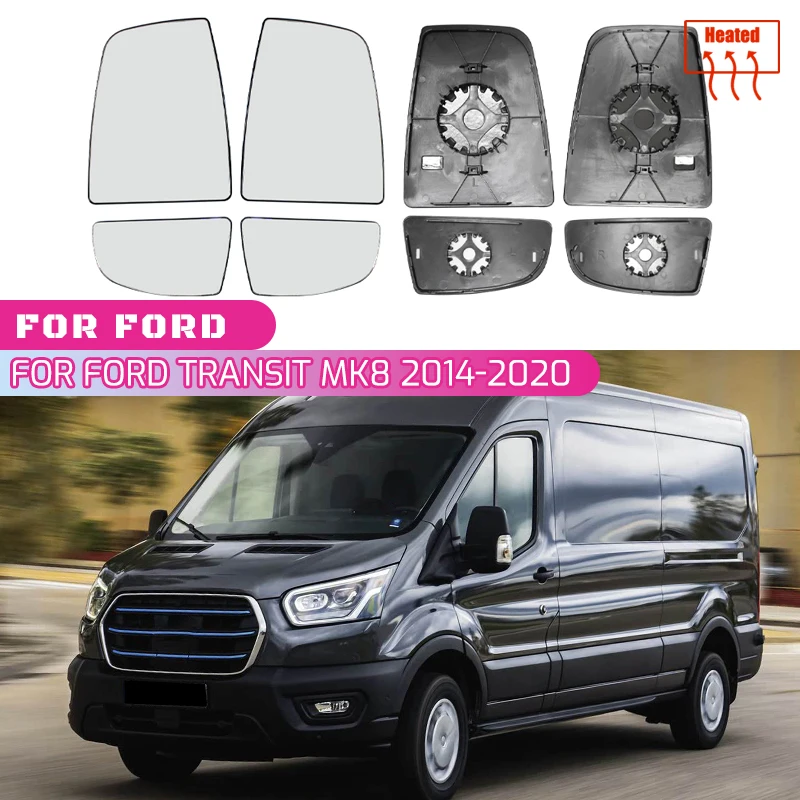 Side Rearview Mirror Heated Glass Door Wing Mirror For Ford Transit Van MK8 2014 2015 2016 2017 2018 2019 2020 2021 1823985