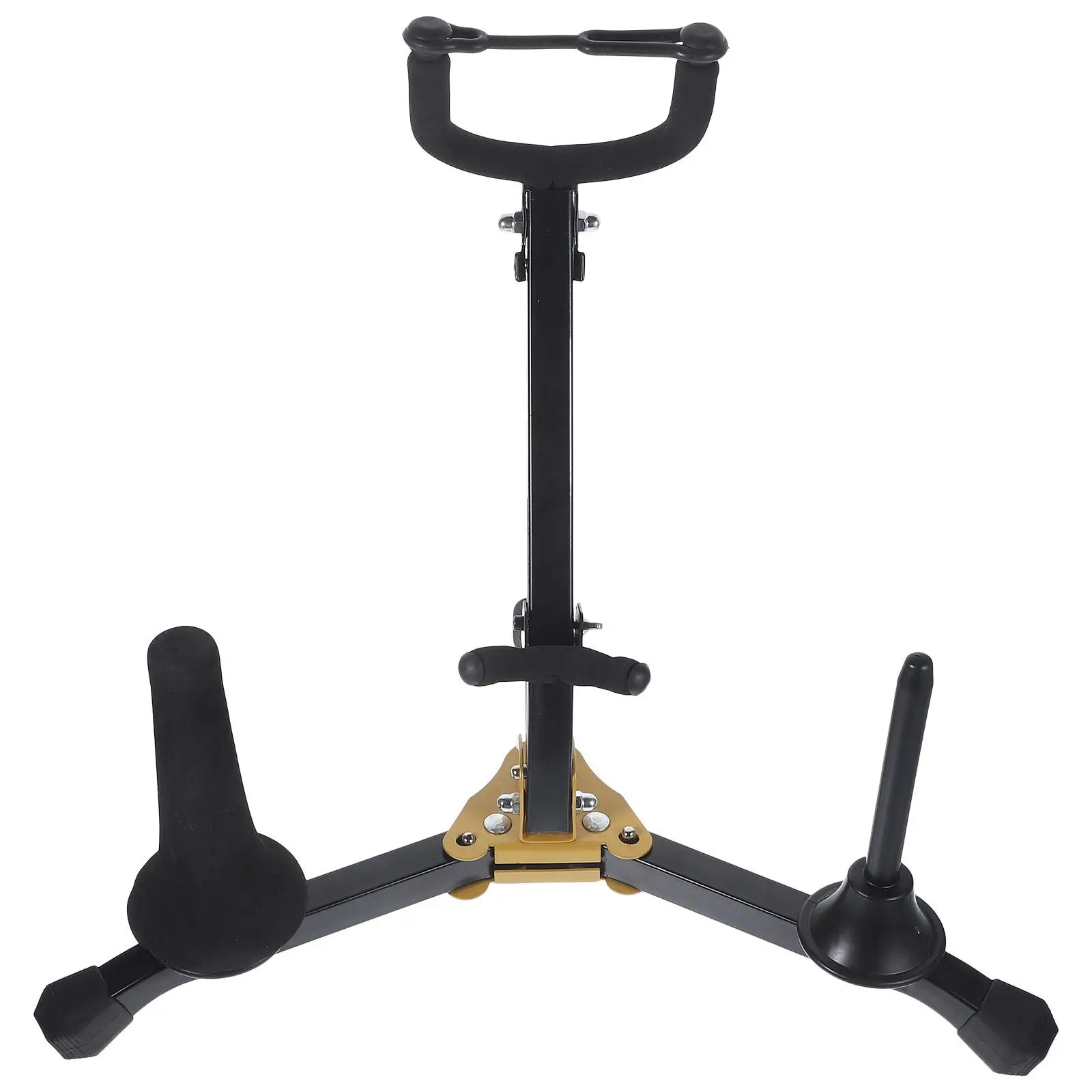 

Foldable Saxophone Stand Tenor Holder Alto Rack 2 Flute Clarinet Stands Sturdy Portable Lightweight Instrument Accessory