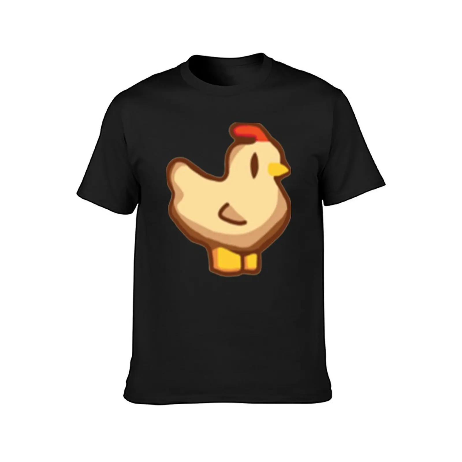 Stardew Chicken T-Shirt hippie clothes quick drying cute clothes Aesthetic clothing mens t shirt