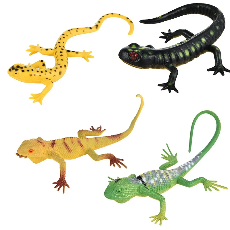 Novidade Mordaça Brinquedos Simulação Lagarto, Lagartixa Brinquedo Réptil, Presente de aniversário para Melhor Amigo ou Criança, Novo Estilo