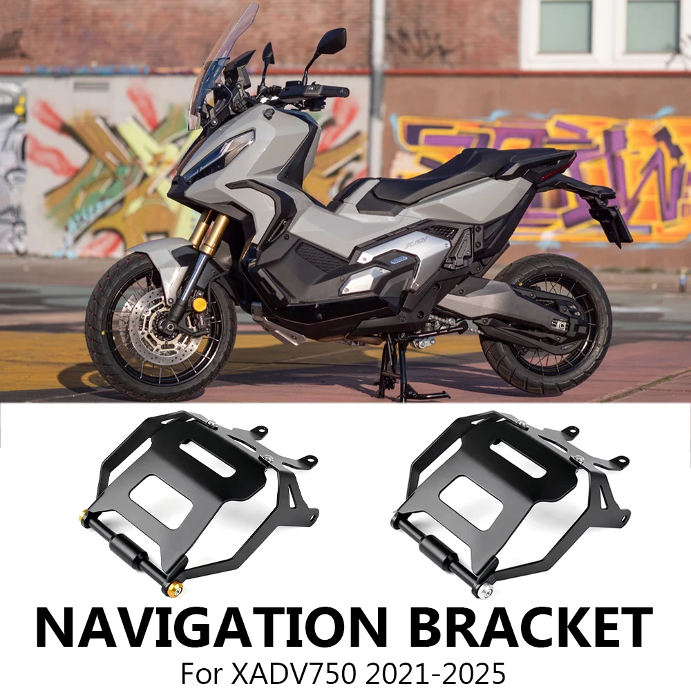 2021-2025-new-motorcycle-accessories-front-navigation-bracket-black-parts-navigation-holder-navigator-gps-kits-for-honda-xadv750